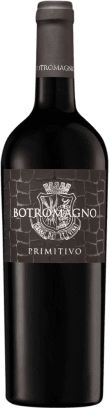 12,95 € Free Shipping | Red wine Botromagno I.G.T. Puglia Puglia Italy Primitivo Bottle 75 cl