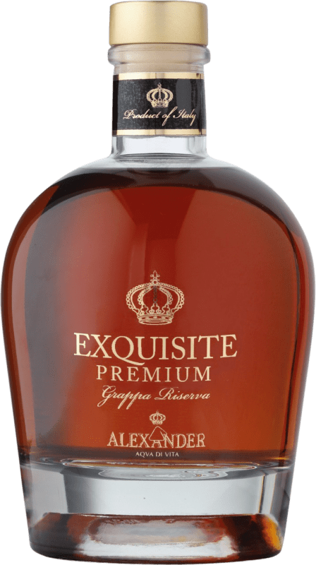52,95 € Envio grátis | Grappa Bottega Alexander Exquiste Premium Reserva Itália Garrafa 70 cl