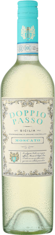 10,95 € 免费送货 | 白酒 Botter Carlo Doppio Passo D.O.C. Sicilia 西西里岛 意大利 Muscat 瓶子 75 cl