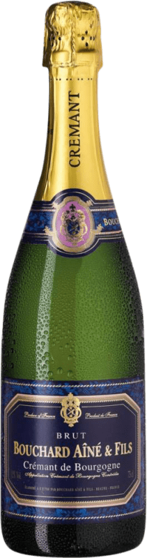 21,95 € 免费送货 | 白起泡酒 Bouchard Aîné Méthode Traditionelle Blanc 香槟 A.O.C. Crémant de Bourgogne 勃艮第 法国 瓶子 75 cl