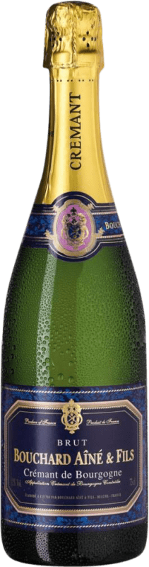 21,95 € Spedizione Gratuita | Spumante bianco Bouchard Aîné Méthode Traditionelle Blanc Brut A.O.C. Crémant de Bourgogne Borgogna Francia Bottiglia 75 cl