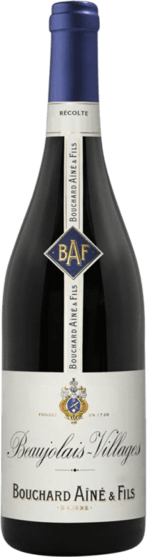 15,95 € Spedizione Gratuita | Vino rosso Bouchard Aîné La Vigneronne A.O.C. Beaujolais-Villages Francia Gamay Bottiglia 75 cl