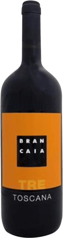 49,95 € 免费送货 | 红酒 Brancaia Tre Lagrein Merlot Rosso I.G.T. Toscana 托斯卡纳 意大利 Merlot 瓶子 Magnum 1,5 L