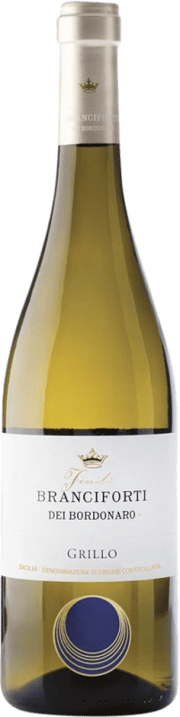 7,95 € Envoi gratuit | Vin blanc Branciforti dei Bordonaro D.O.C. Sicilia Sicile Italie Grillo Bouteille 75 cl