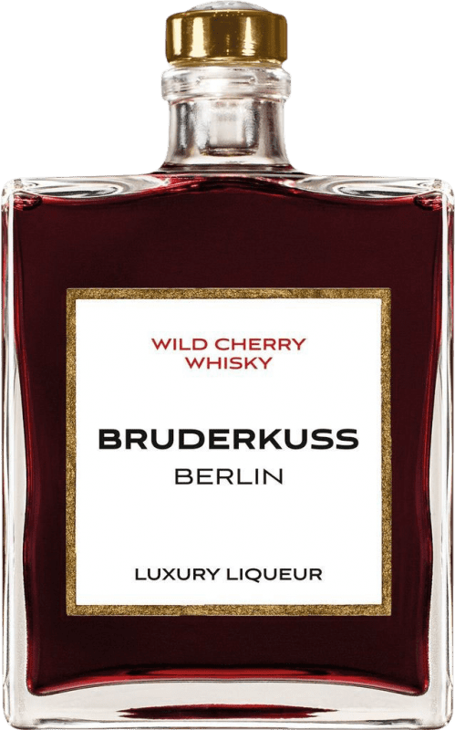 109,95 € Free Shipping | Blended Whisky Bruderkuss Luxury Pfälz Germany Medium Bottle 50 cl Wild Cherry