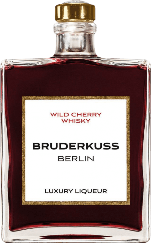 53,95 € Kostenloser Versand | Whiskey Blended Bruderkuss Cherry Pfälz Deutschland Medium Flasche 50 cl