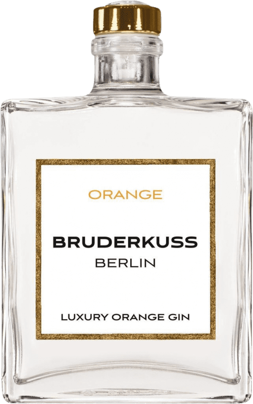 78,95 € Spedizione Gratuita | Gin Bruderkuss Luxury Orange Gin PFALZ Germania Bottiglia Medium 50 cl