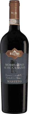 24,95 € Бесплатная доставка | Красное вино Cascina Bruni Marteto D.O.C.G. Morellino di Scansano Италия Sangiovese — Санджовезе, Nebbiolo — Неббиоло, Alicante Bouschet 75 cl
