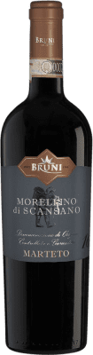 16,95 € Kostenloser Versand | Rotwein Cascina Bruni Marteto D.O.C.G. Morellino di Scansano Italien Sangiovese, Nebbiolo, Alicante Bouschet Flasche 75 cl