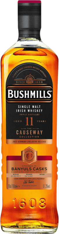 121,95 € 免费送货 | 威士忌单一麦芽威士忌 Bushmills Causeway Collection Banyuls Cask 爱尔兰 11 岁 瓶子 70 cl 不含酒精