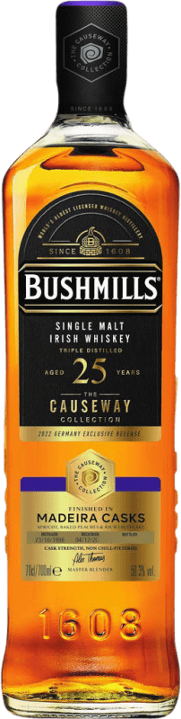 743,95 € 免费送货 | 单一麦芽威士忌 Bushmills Causeway Madeira Cask Finish — 橡木桶陈酿收尾, Collection — 系列 爱尔兰 25 岁 70 cl 不含酒精