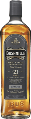 威士忌单一麦芽威士忌 Bushmills Streng Limitiert 21 岁 70 cl