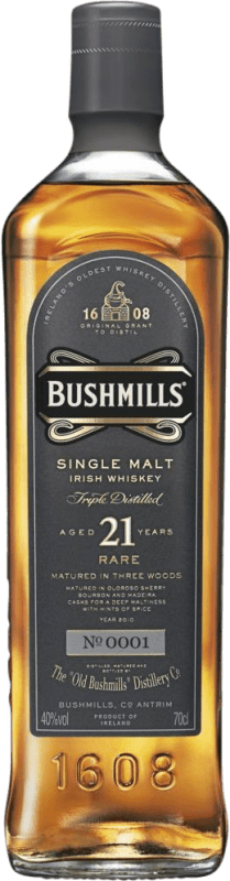 263,95 € 免费送货 | 单一麦芽威士忌 Bushmills 限量版 爱尔兰 21 岁 70 cl