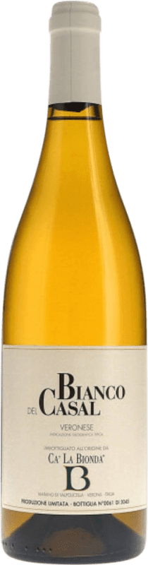 39,95 € 免费送货 | 白酒 Cà la Bionda Bianco del Casal I.G.T. Veneto 威尼托 意大利 Trebbiano, Garganega 瓶子 75 cl