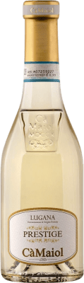 10,95 € Бесплатная доставка | Белое вино Cà Maiol Prestige — Престиж D.O.C. Lugana Ломбардии Италия Trebbiano — Треббиано Полубутылка 37 cl