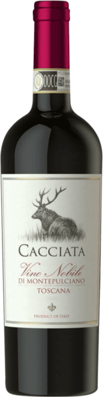 17,95 € 免费送货 | 红酒 Cacciata D.O.C.G. Vino Nobile di Montepulciano 意大利 Sangiovese, Canaiolo 瓶子 75 cl