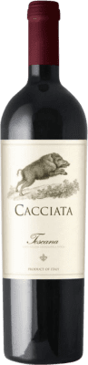 8,95 € Free Shipping | Red Wine Cacciata I.G.T. Toscana Tuscany Italy Syrah — Shiraz, Cabernet Sauvignon, Sangiovese 75 cl