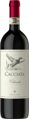 8,95 € Free Shipping | Red wine Cacciata D.O.C.G. Chianti Italy Sangiovese, Canaiolo, Ciliegiolo Bottle 75 cl