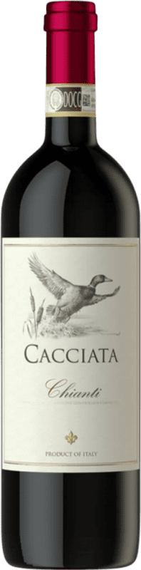6,95 € Envoi gratuit | Vin Rouge Cacciata D.O.C.G. Chianti Italie Sangiovese, Canaiolo, Ciliegiolo 75 cl