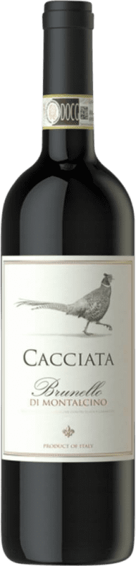 52,95 € Envio grátis | Vinho tinto Cacciata D.O.C.G. Brunello di Montalcino Tuscany Itália Sangiovese Garrafa 75 cl