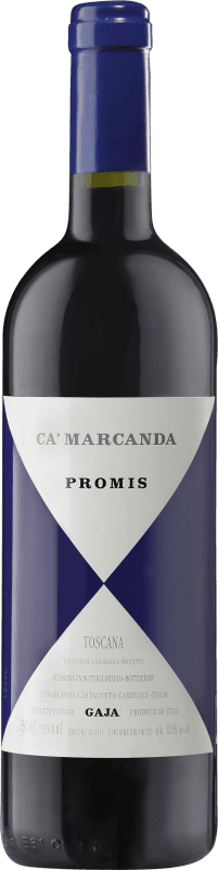 187,95 € 送料無料 | 赤ワイン Gaja Ca' Marcanda Promis I.G.T. Toscana トスカーナ イタリア Merlot — メルロー, Sangiovese — サンジョヴェーゼ, Nebbiolo — ネッビオーロ マグナムボトル 1,5 L