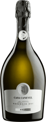 19,95 € Kostenloser Versand | Weißer Sekt Canevel Brut D.O.C. Prosecco Friaul-Julisch Venetien Italien Glera Flasche 75 cl