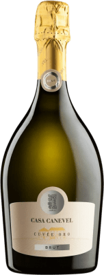 18,95 € Envoi gratuit | Blanc mousseux Canevel Cuvée Oro Spumante Brut D.O.C. Prosecco Frioul-Vénétie Julienne Italie Bouteille 75 cl