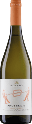 6,95 € 送料無料 | 白ワイン Colli del Soligo I.G.T. Delle Venezie Venecia イタリア Pinot Grey ボトル 75 cl