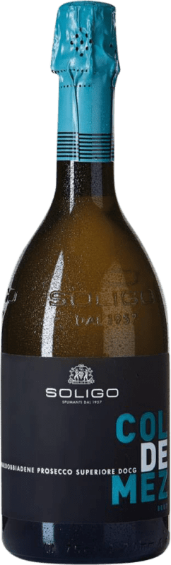 15,95 € 送料無料 | 白スパークリングワイン Colli del Soligo Col de Mez Spumante Brut D.O.C.G. Prosecco di Valdobbiadene Superiore di Cartizze Venecia イタリア Prosecco ボトル 75 cl