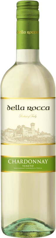 6,95 € 免费送货 | 白酒 Cantina di Soave Della Rocca I.G.T. Veneto Venecia 意大利 Chardonnay 瓶子 75 cl