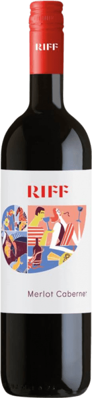 9,95 € Spedizione Gratuita | Vino Rosso Riff Progetto Lageder. Merlot Cabernet I.G.T. Vigneti delle Dolomiti Trentino Italia Merlot, Cabernet Sauvignon Bottiglia 75 cl