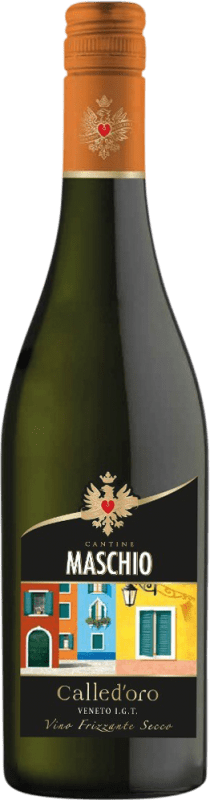 8,95 € 免费送货 | 白起泡酒 Beniamino Maschio Calle d'Oro Frizzante — 微起泡 I.G.T. Veneto 威尼托 意大利 Garganega — 加尔加内加, Glera — 格莱拉 瓶装 75 cl
