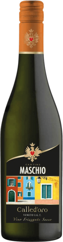 8,95 € Envio grátis | Espumante branco Beniamino Maschio Calle d'Oro Frizzante Bianco I.G.T. Veneto Vêneto Itália Garganega, Glera Garrafa 75 cl