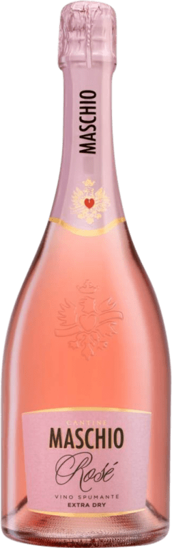 13,95 € Бесплатная доставка | Розовое игристое вино Beniamino Maschio Pinot Nero & Raboso Extra Dry — Экстра сухое Rosé — Розе I.G.T. Venezia Venecia Италия Pinot Noir — Пино Нуар, Raboso — Рабозо Бутылка 75 cl