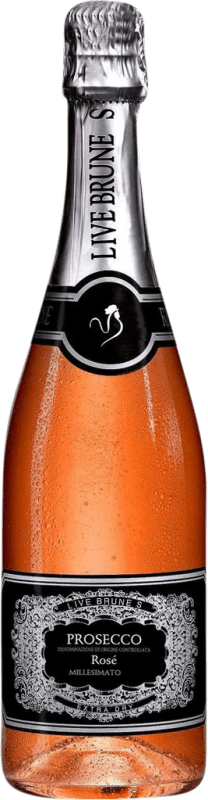 17,95 € 送料無料 | ロゼスパークリングワイン Beniamino Maschio Millesimato Rosé Extra Dry 余分な乾燥 D.O.C. Prosecco Venecia イタリア Nebbiolo, Glera ボトル 75 cl