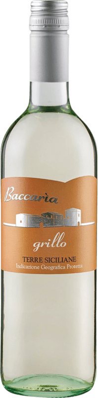5,95 € Envio grátis | Vinho branco Paolini Misilla I.G.T. Terre Siciliane Sicília Itália Grillo Garrafa 75 cl