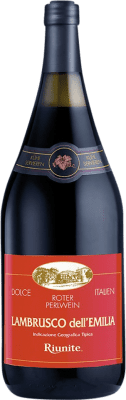 9,95 € Free Shipping | Red wine Riunite I.G.T. Emilia Romagna Emilia-Romagna Italy Lambrusco, Lancellotta Magnum Bottle 1,5 L