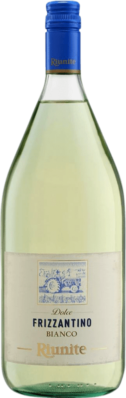 9,95 € Envio grátis | Espumante branco Riunite Frizzante Bianco Doce I.G.T. Emilia Romagna Emília-Romanha Itália Nebbiolo, Garganega Garrafa Magnum 1,5 L