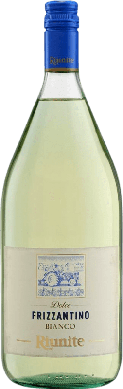 12,95 € Free Shipping | White Sparkling Wine Riunite Dulce — Sweet Frizzante — Semi-Sparkling I.G.T. Emilia Romagna Emilia-Romagna Italy Nebbiolo, Garganega Magnum Bottle 1,5 L