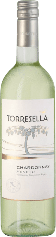 9,95 € Kostenloser Versand | Weißwein Torresella I.G.T. Veneto Venetien Italien Chardonnay Flasche 75 cl