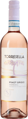 9,95 € Kostenloser Versand | Rosé-Wein Torresella Rosé I.G.T. Venezia Venecia Italien Grauburgunder Flasche 75 cl