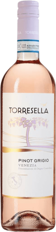 9,95 € Kostenloser Versand | Roséwein Torresella Rosé I.G.T. Venezia Venecia Italien Grauburgunder Flasche 75 cl