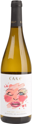 10,95 € Spedizione Gratuita | Vino bianco Care Semisecco Semidolce D.O. Cariñena Aragona Spagna Moscato Giallo Bottiglia 75 cl