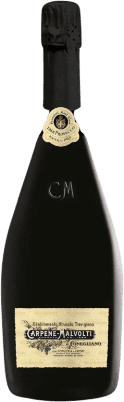 21,95 € Envoi gratuit | Blanc mousseux Carpene Malvolti. 1868 Extra Dry Extra -Sec D.O.C.G. Prosecco di Valdobbiadene Superiore di Cartizze Venecia Italie Glera Bouteille 75 cl