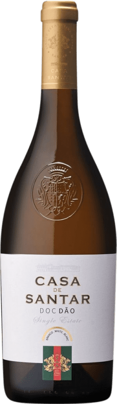 13,95 € 免费送货 | 白酒 Casa de Santar Branco I.G. Dão 道 葡萄牙 Cercial, Encruzado, Bical 瓶子 75 cl