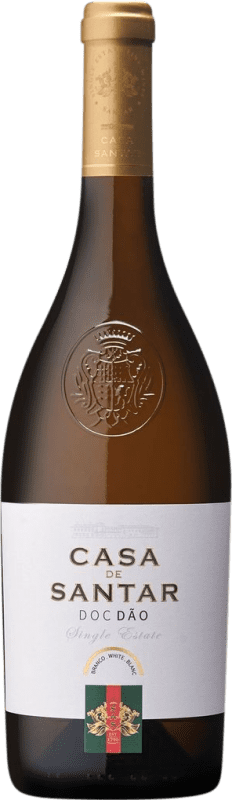 8,95 € Kostenloser Versand | Weißwein Casa de Santar I.G. Dão Dão Portugal Cercial, Encruzado, Bical Flasche 75 cl