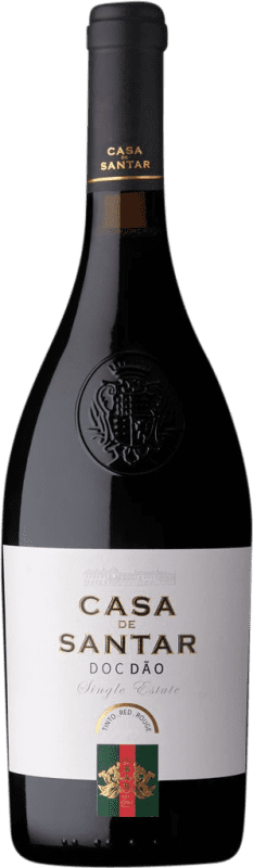 11,95 € Envio grátis | Vinho Tinto Casa de Santar I.G. Dão Dão Portugal Nebbiolo, Aragonez, Alfrocheiro 75 cl