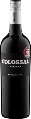 9,95 € 送料無料 | 赤ワイン Santos Lima Colossal 予約 I.G. Vinho Regional de Lisboa Lisboa ポルトガル Syrah, Nebbiolo, Tinta Roriz, Alicante Bouschet ボトル 75 cl