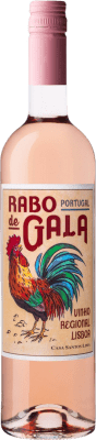 8,95 € Kostenloser Versand | Rosé-Wein Santos Lima Rabo de Gala Rosé I.G. Vinho Regional de Lisboa Lisboa Portugal Cabernet Sauvignon, Castelão Flasche 75 cl