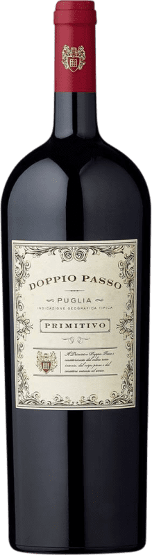 25,95 € Envío gratis | Vino Tinto Botter Carlo Doppio Passo I.G.T. Puglia Puglia Italia Primitivo Botella Magnum 1,5 L